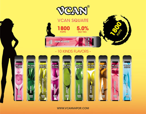 10ML Vcan Honor 2 In 1 1800 Puff Electronic Vaporizer Cigarettes