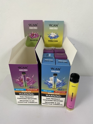 VCAN Mesh Coil Disposable Pod System Max Pro 4800puffs Airflow Type C