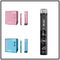 8ml 3000 Puffs Stainless Steel E Cigarette To Quit Smoking Pure Cobalt